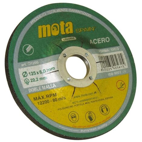 Disco abrasivo bue ø180x6,0x22,23mm d1860 MOTA