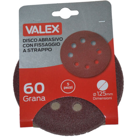 DISCO ABRASIVO CON VELCRO 5 PEZZI