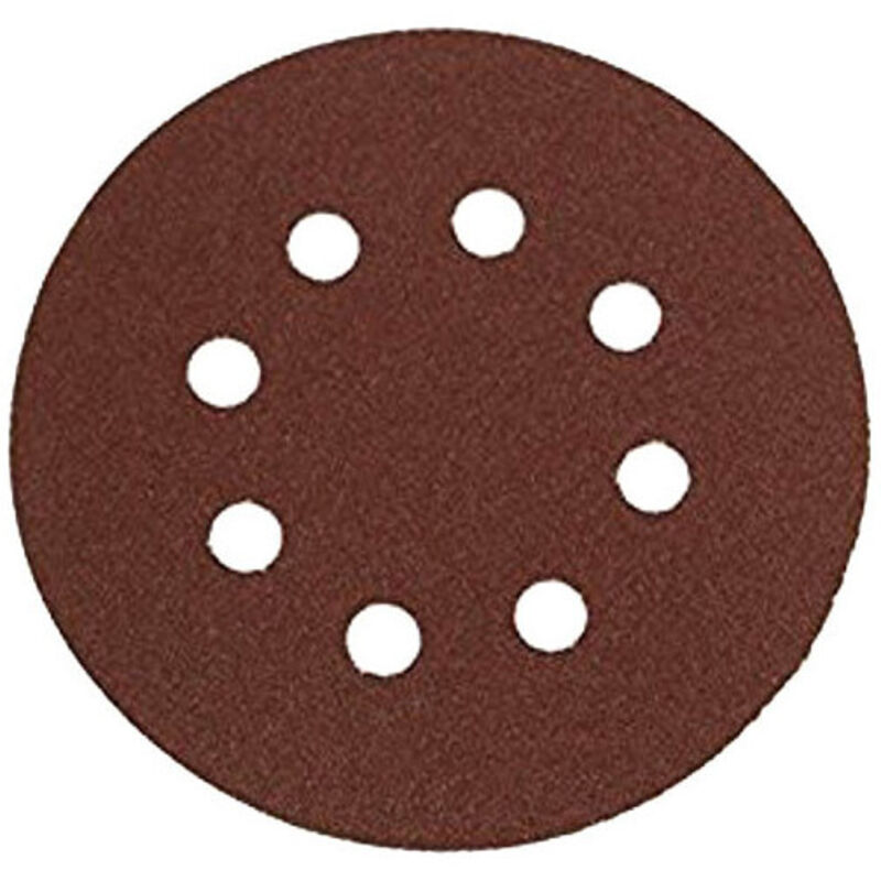 Disco abrasivo de velcro de 150 g, 80 mm, con 6 orificios, tamaño imperial