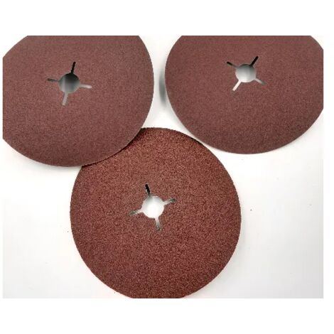 DISCO ABRASIVO FLESSIBILE SU FIBRA D.180 mm  Grana 36