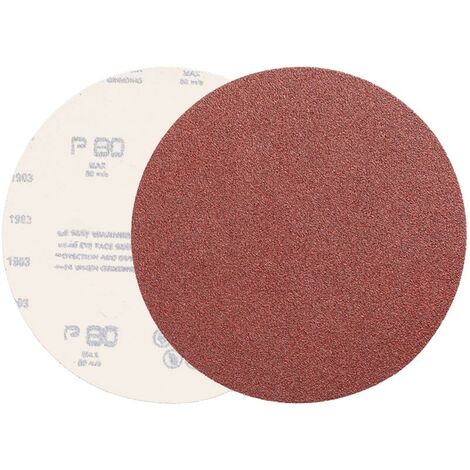 Disco abrasivo in corindone velcrato 125 mm 8 fori grana 120