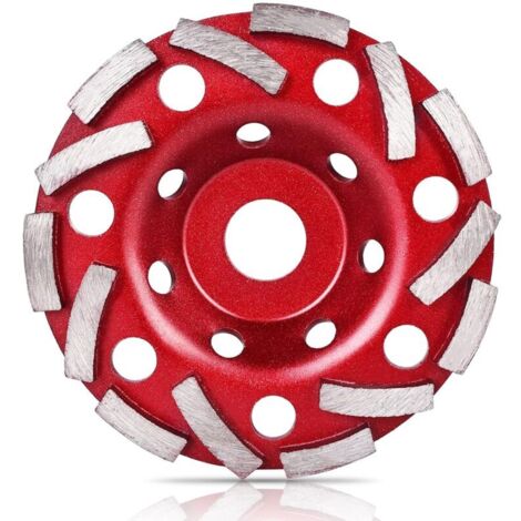 Disco abrasivo per calcestruzzo, mola abrasiva diamantata, disco abrasivo per calcestruzzo diamantato da 125 mm, disco abrasivo per calcestruzzo diamantato per calcestruzzo, granito, muratura, pietra 