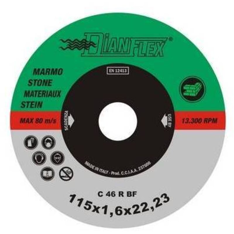 Disco Abrasivo Per Marmo Mm 230 X Sp. 2.0