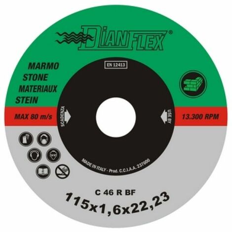 DISCO ABRASIVO PER MARMO mm 230 x sp. 2.0