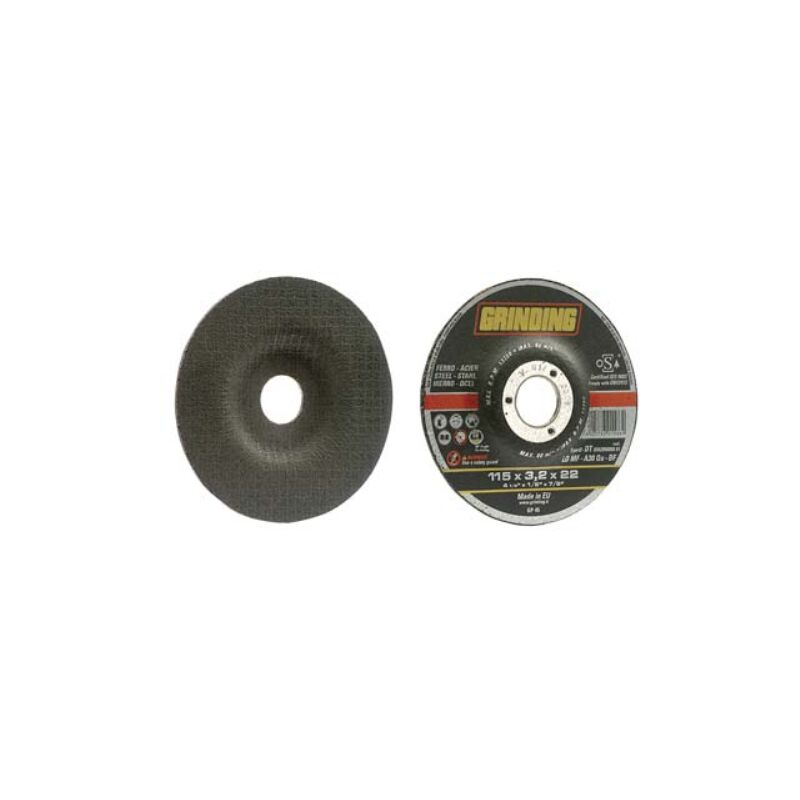 Image of Disco abrasivo taglio ferro depresso Grinding mm 115x22,2 h.mm 3,2 (50 pezzi) Grinding