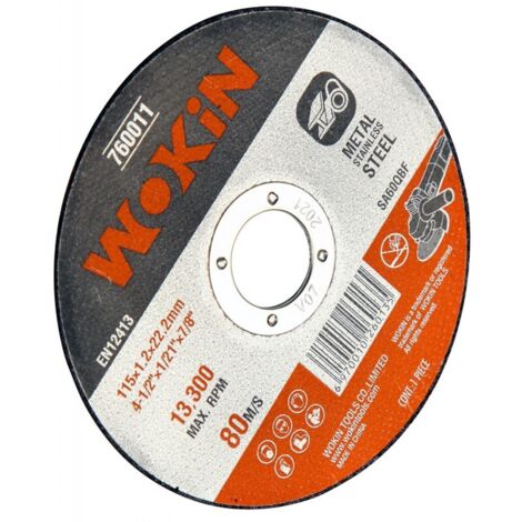 DISCO ABRASIVO TAGLIO FERRO PIANO 760 WOKIN