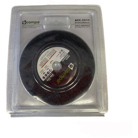 DISCO ABRASIVO VELOCE 150x22x1,8mm RICAMBIO PER TRONCATRICE "TRMA 150" COMPA