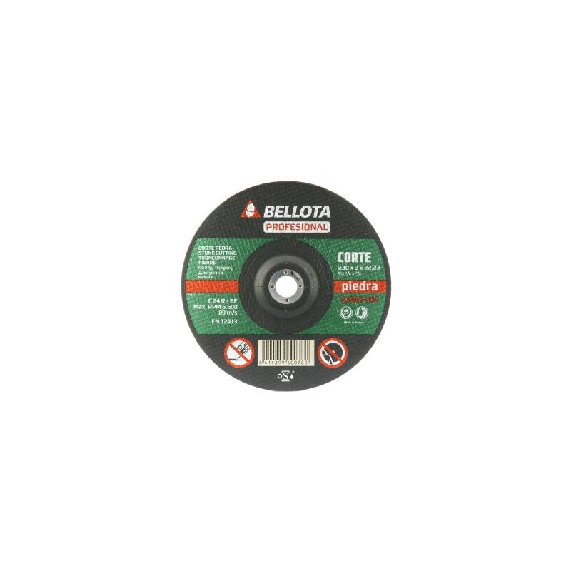 

Disco Corte Piedra 230X3X22 Mm - Bellota