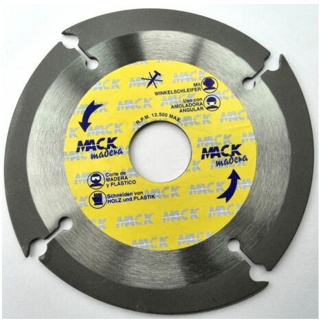 DISCO ACERO 115x2x22 MM CORTE MADERA
