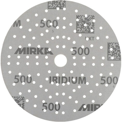 Disco adesivo IRIDIUM Grip 121L 150mm K.500 f.HO/metallo/lacca/co. (Per 100)