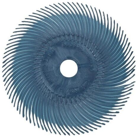 Disco Cepillo Radial Bb-Zb Tipo C Ø75 Gr.120 Blanco