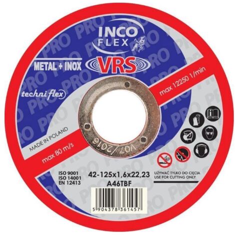 DISCO CONVEXO T27 1251.022 A60TBF-VRS - T27 1251VRS