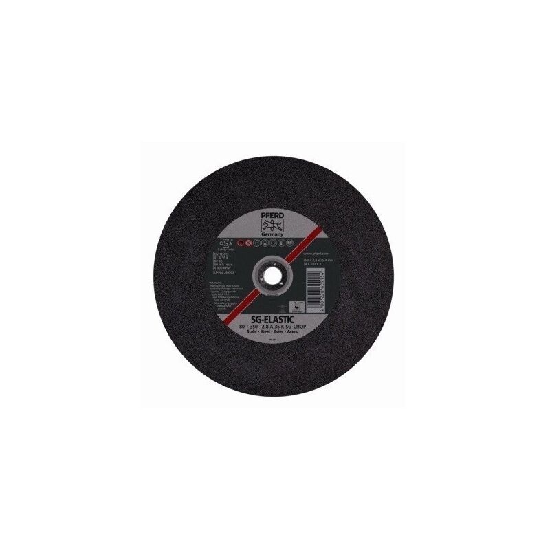 

Disco Corte Metal Estac. 300x4x22,2 Mm Sg-elastic - Pferd