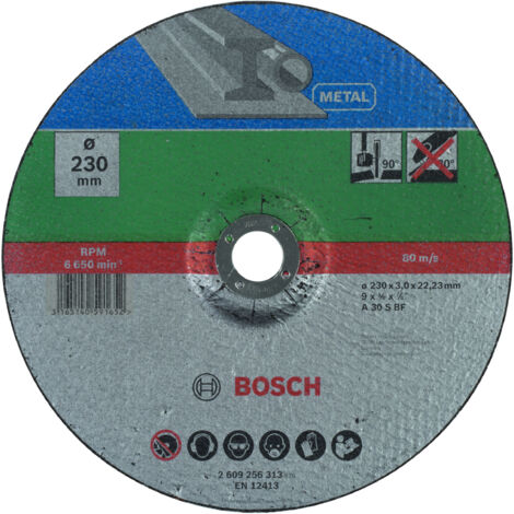 Disco Cortar Metal 230Mmx3Mm.Acodado. - Bosch
