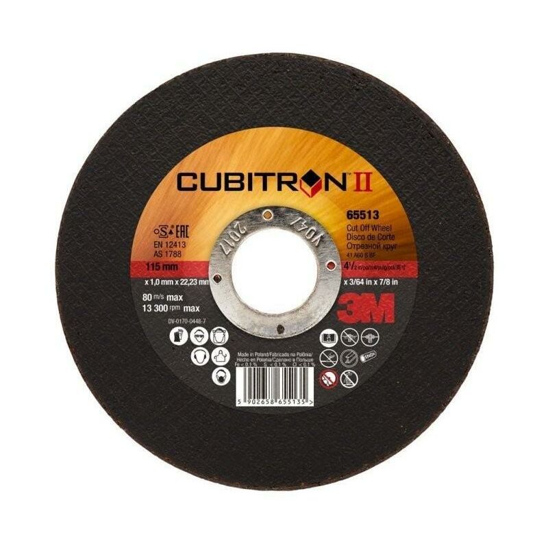 

Disco corte inoxidable 3m cubitron ii 115x1x22 - Mibricoplus