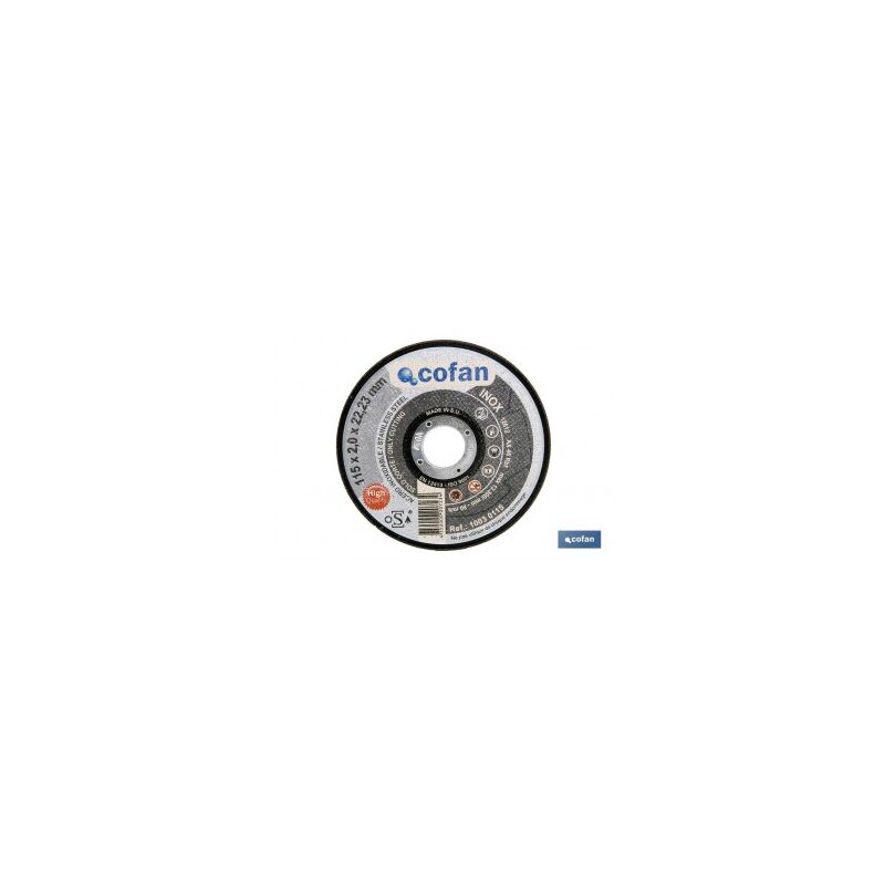 

Disco corte - 230x25x2223 inox profes