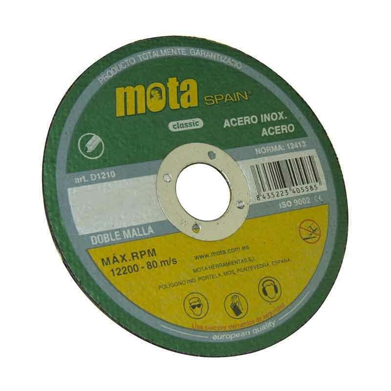 

Disco corte a inox 115x1.0x22.23mm d1110 - Mota Herramientas