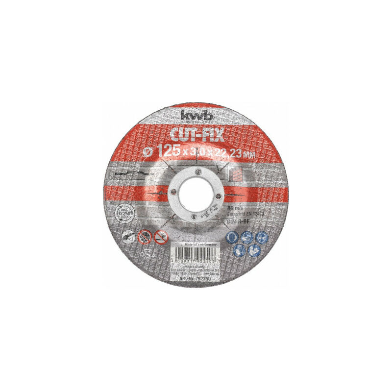 

Disco Corte CUT-FIX,piedra 125X3X22mm - KWB