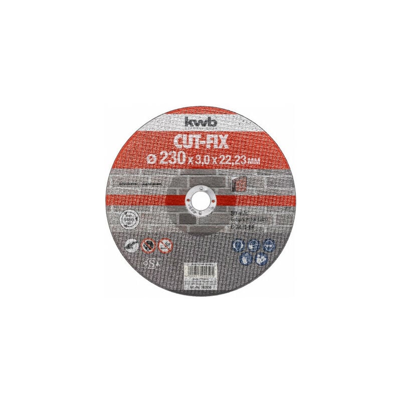 

Disco Corte CUT-FIX,piedra 230X3X22mm - KWB