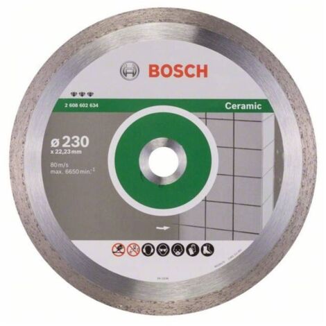 Disco corte diamante Best Ceramic 230 x 2223 x 24 x 10mm  BOSCH 2608602634