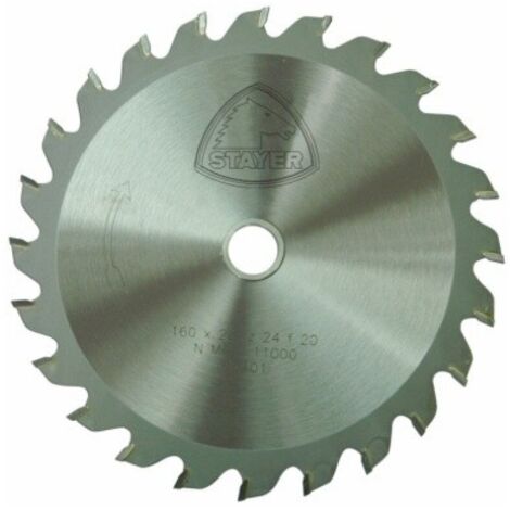 Disco corte mad 24 dientes 160x2,4x20 mm widia stayer