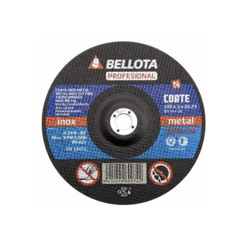 

Disco Corte Metal 230X3X22 Mm - Bellota