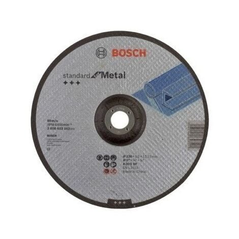 Disco Corte Metal Concavo 230X3X22,23Mm Bosch
