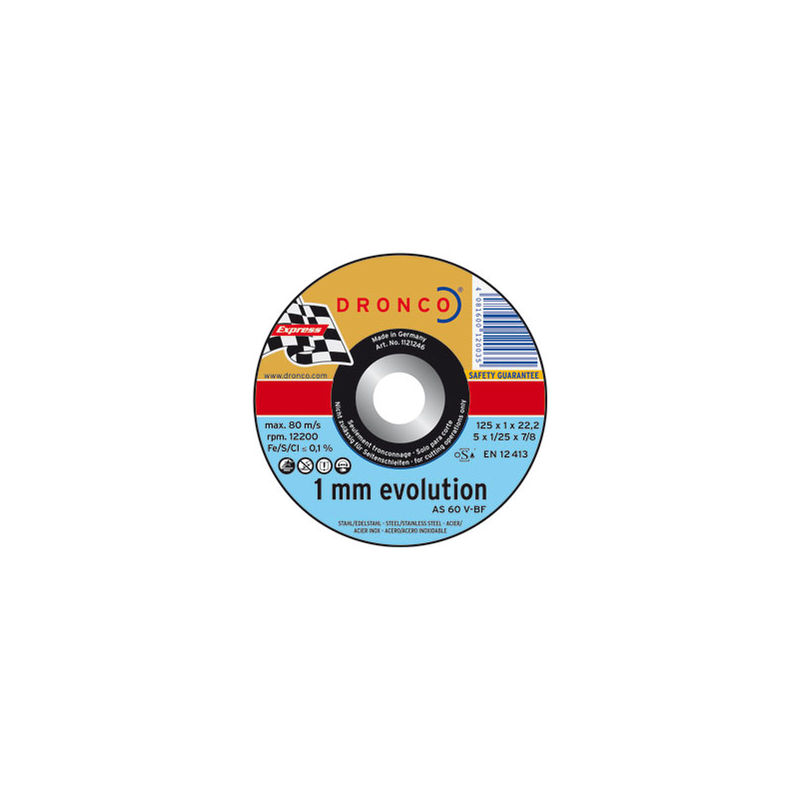 

Disco corte metal V-115X1,0X22,2 AS60 Dronco