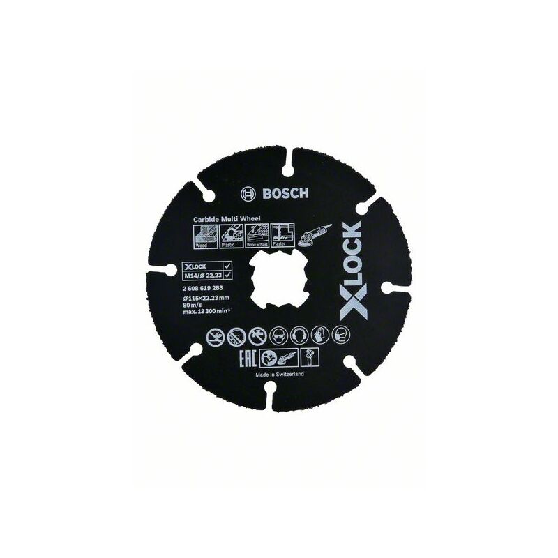 

BOSCH 2608619283 Disco Carbide Multi Wheel X-LOCK