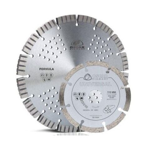 Disco Corte Multimaterial  230 Mm-115 Mm Diamante Grinding 2 Pz