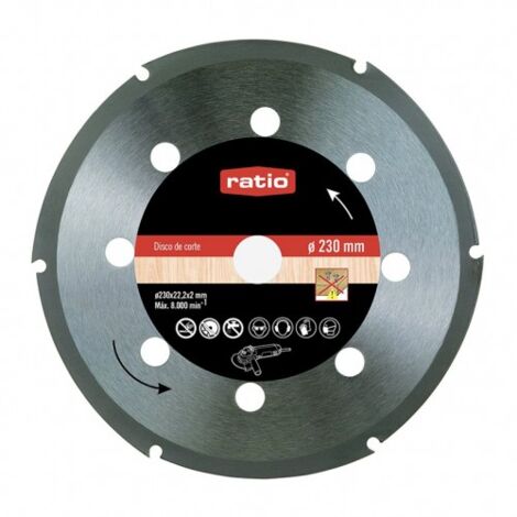 DISCO CORTE PARA MADERA 230X2,0X22,2 RATIO