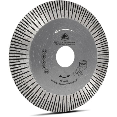 STAYER IBERICA Disco corte y desbaste porcelanico pro ø115 mm