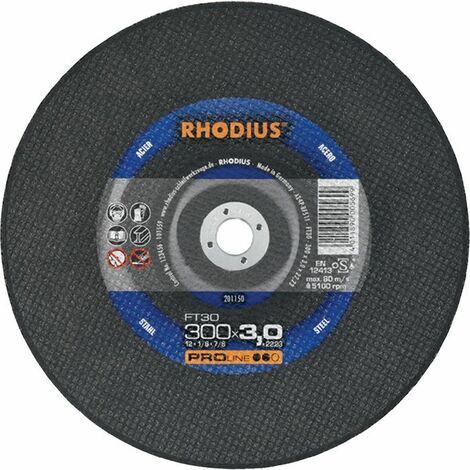 Disco Da 300 X 3,0 Millimetri Ft30 Rodio (25) Di Taglio