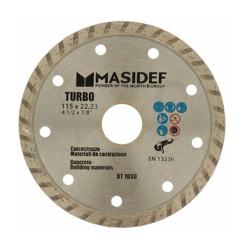 Image of Masidef - Disco da taglio 115X2,2MM diamantato turbo