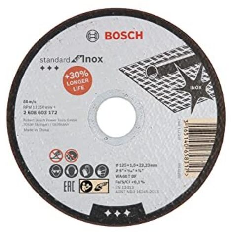 Disco da taglio BOSCH per metallo e acciaio inox