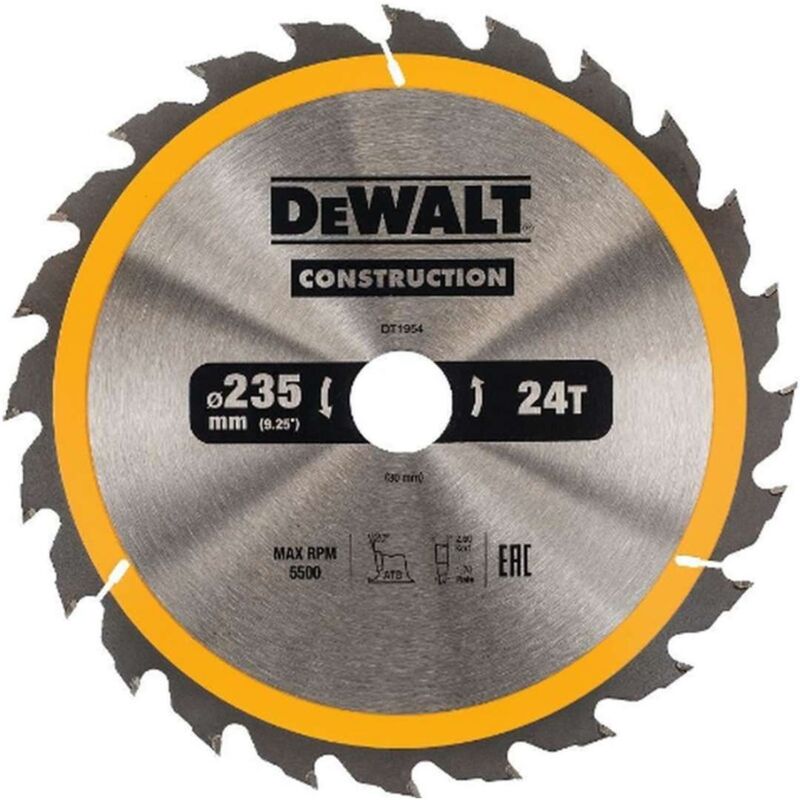 Accessori - Lama da sega 235x30 mm, 24 denti DT1954 - Dewalt