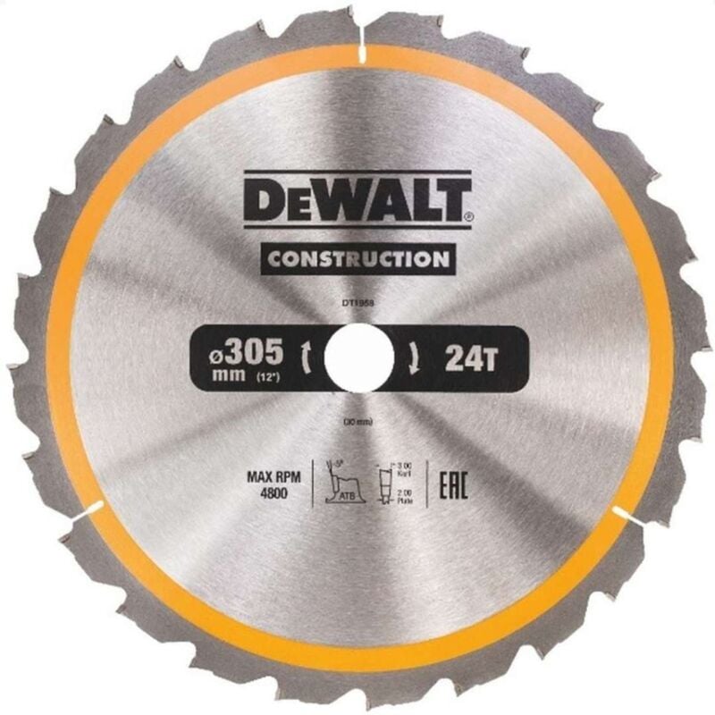 Accessori - Lama da sega 305x30 mm, 24 denti DT1958 - Dewalt