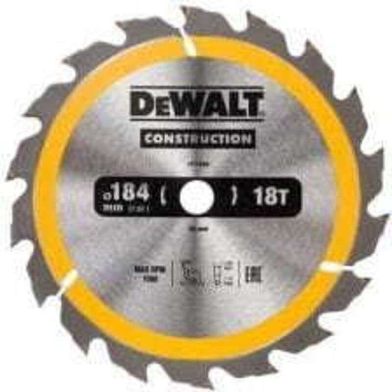 DT1951-QZ Sega circolare, 1 pezzo 184mm 24T - Dewalt