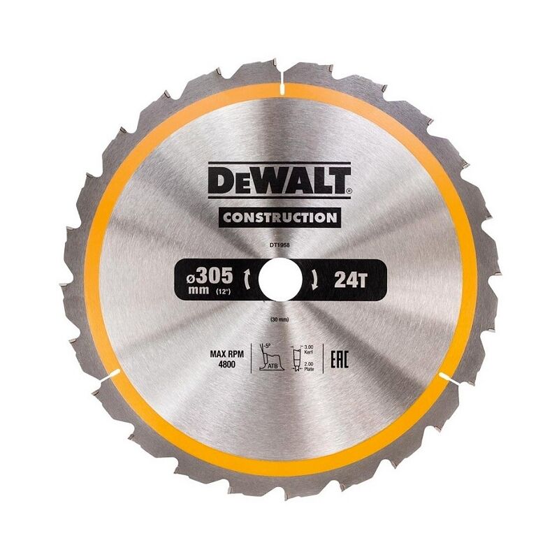 Accessori - Lama da sega 305x30 mm, 24 denti DT1958 - Dewalt