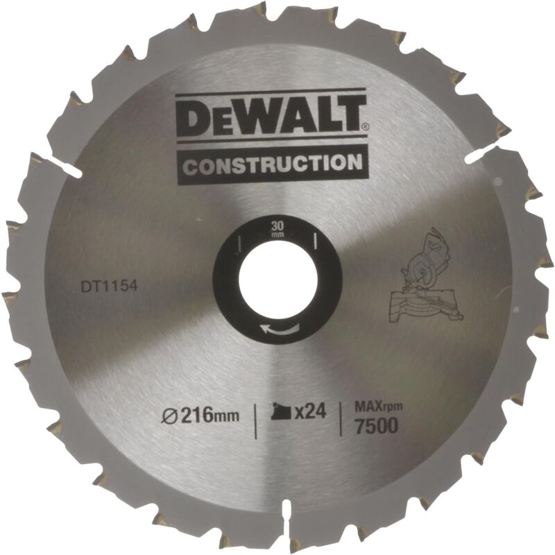 Accessori - Lama da sega 216x30 mm, 24 denti DT1952 - Dewalt