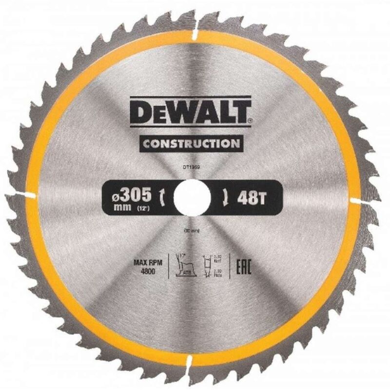 Accessori - Lama da sega 305x30 mm, 48 denti DT1959 - Dewalt