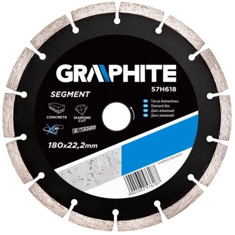 Disco da taglio diamantato Graphite 57h618 180 mm 2,5 mm