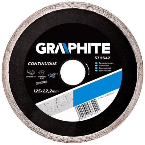Disco da taglio diamante Graphite 57h642 125 mm 6 mm