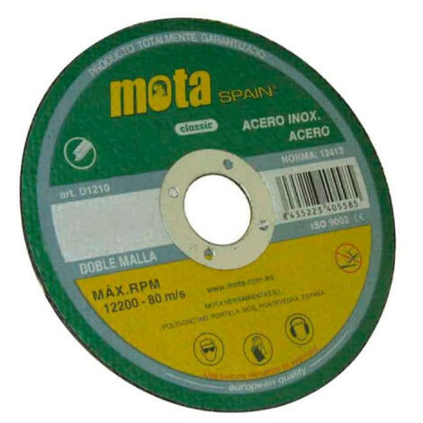 Disco da taglio MOTA - 115 mm - Acciaio inox - 39632