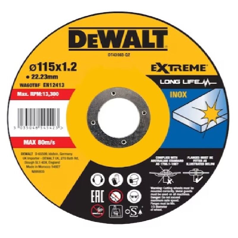 Disco da taglio OSA ad alte prestazioni INOX