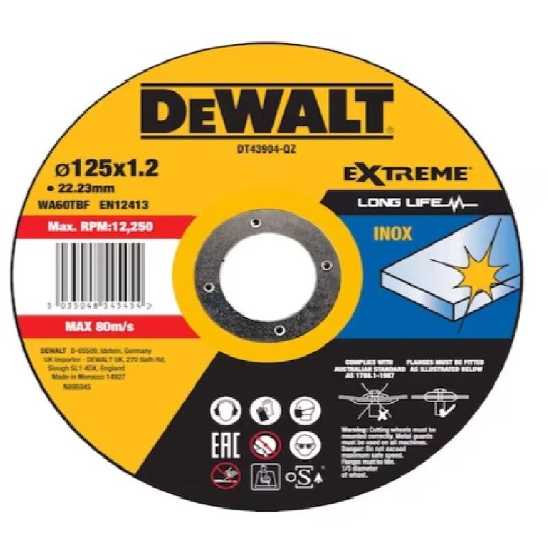 Disco da taglio OSA ad alte prestazioni INOX