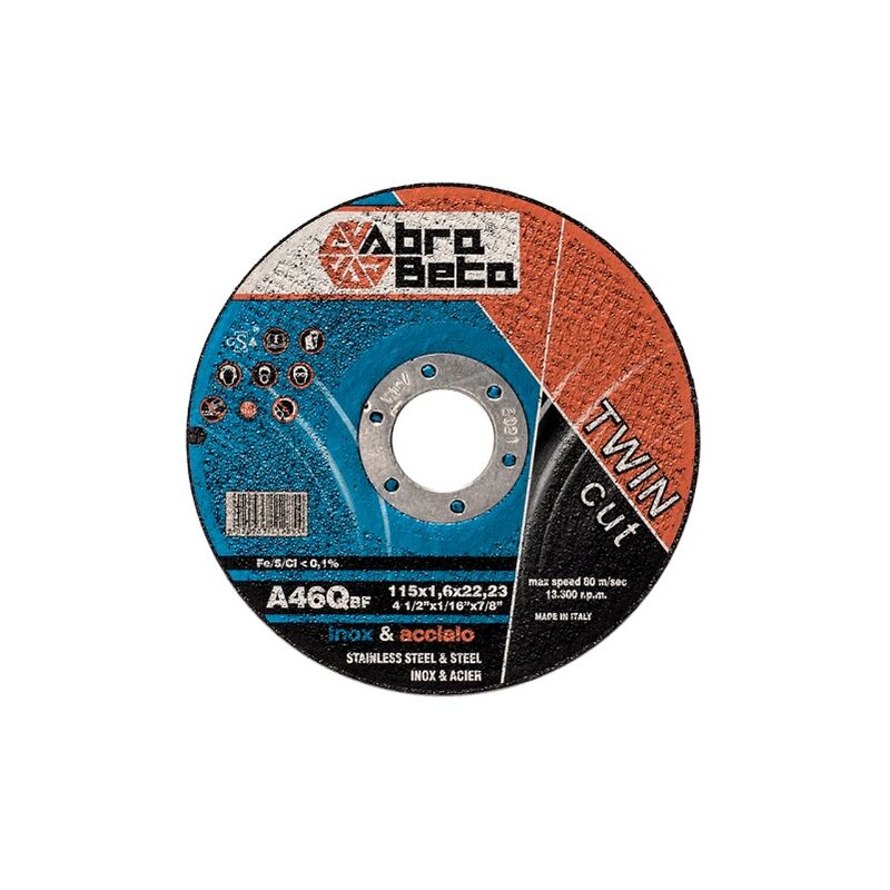 Abrabeta - disco da taglio per acciaio d 115 x 1,2...