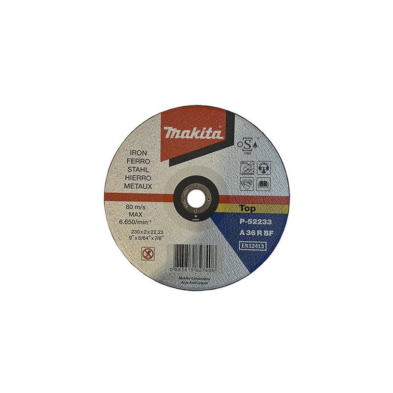 disco da taglio per ferro makita ø 230x3,2 mm - conf. 50 pezzi