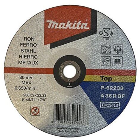disco da taglio per ferro makita ø 230x3,2 mm - conf. 50 pezzi