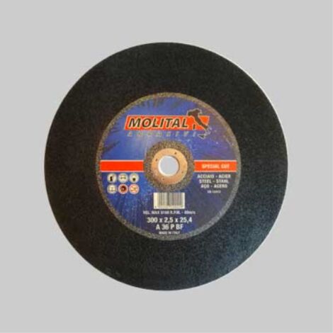 Disco da taglio per ferro per troncatrici ø 350x2,8 mm (10 pezzi) MOLITAL